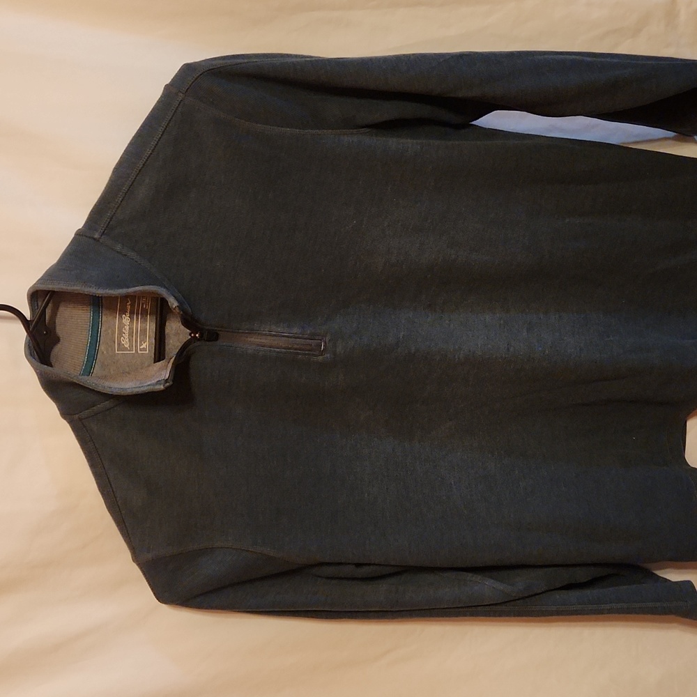 L.L Bean Men's Tall Long Sleeve 1/4 Zip Pullover